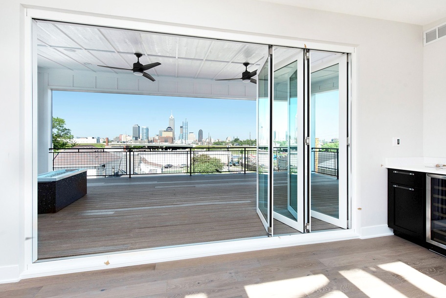 Sliding Exterior Bifold Doors Indianapolis
