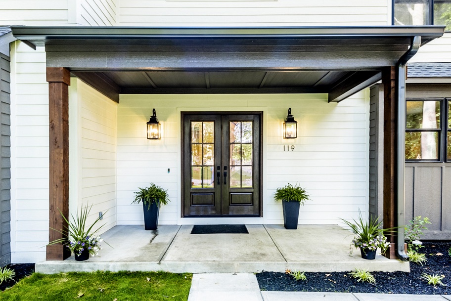 New Construction Home Front Porch