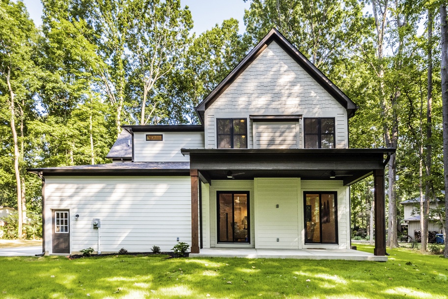 Back Exterior Kenwood Circle Modern Farmhouse