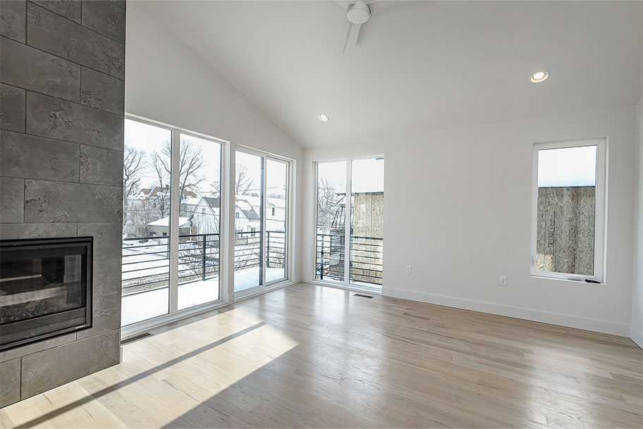 Dining Room with Bifold Door