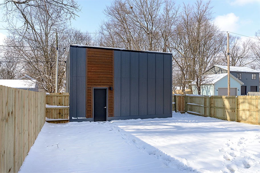 Fully Fenced Back Yard Garage