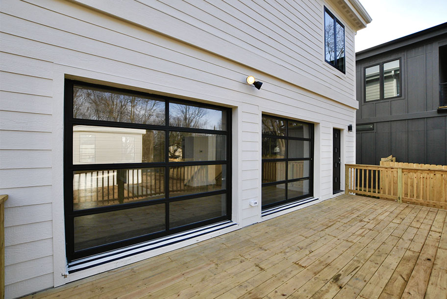 Overhead Glass Doors Exterior