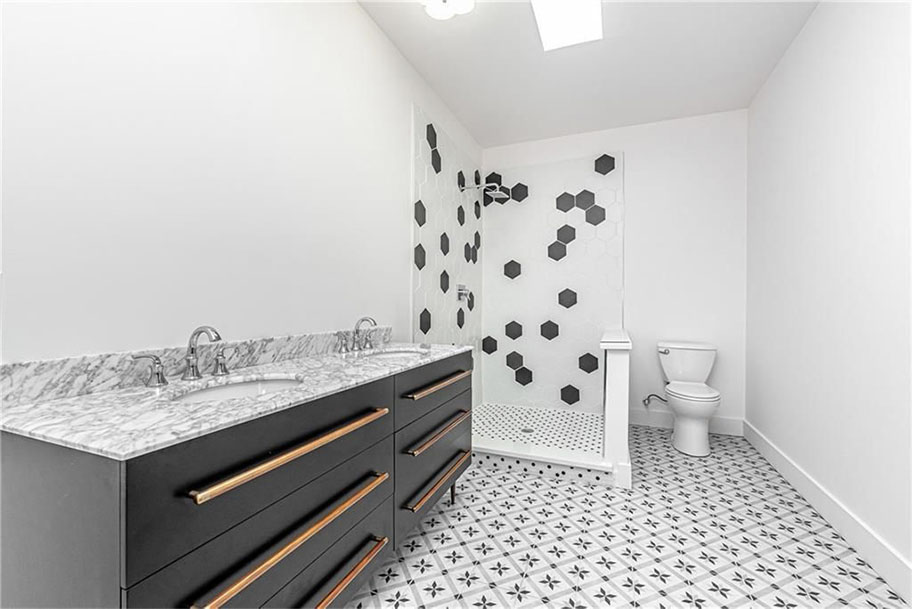 Contemporary Bathroom Double Sinks