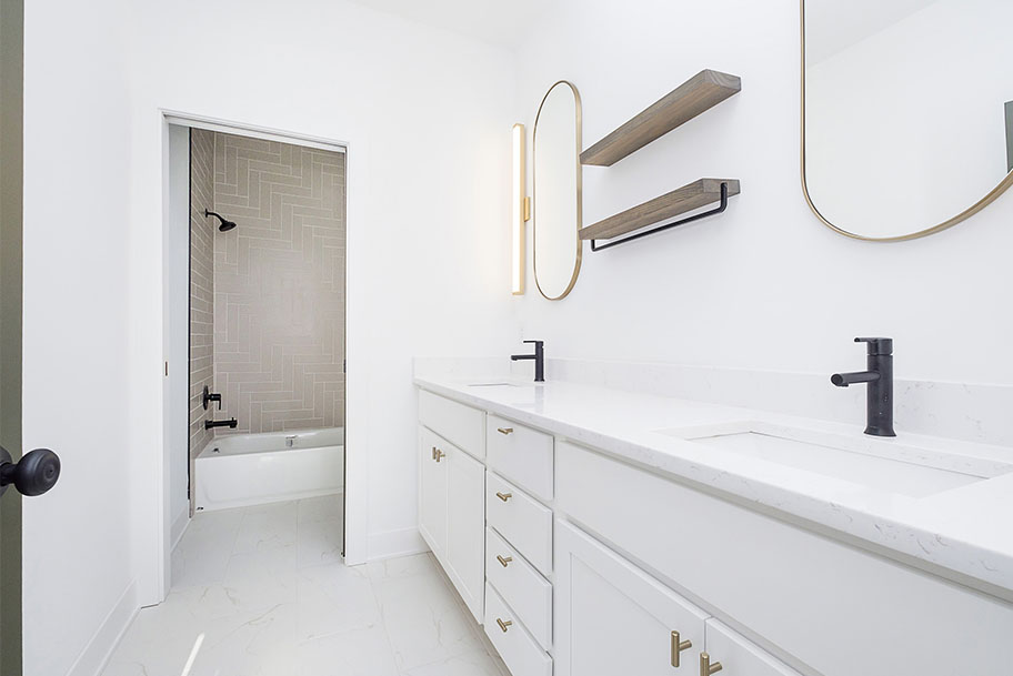 Large White Bathroom