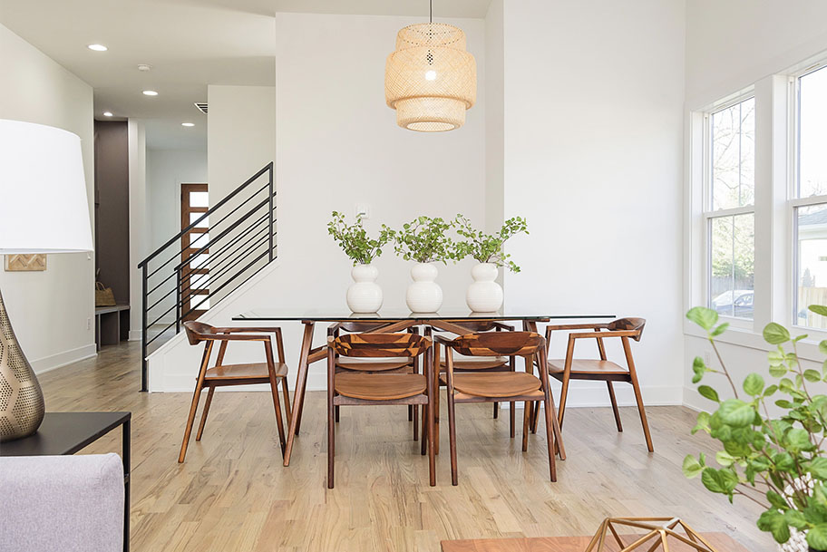 Hardwood Floors Dining Room