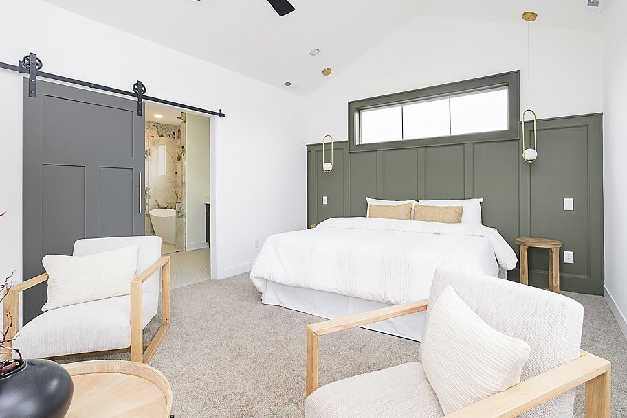 2025 Home Design Trends Green Wall Bedroom