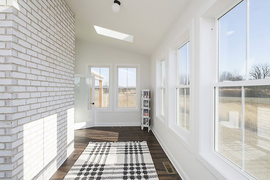 Windows and Skylights in Room for Natural Light