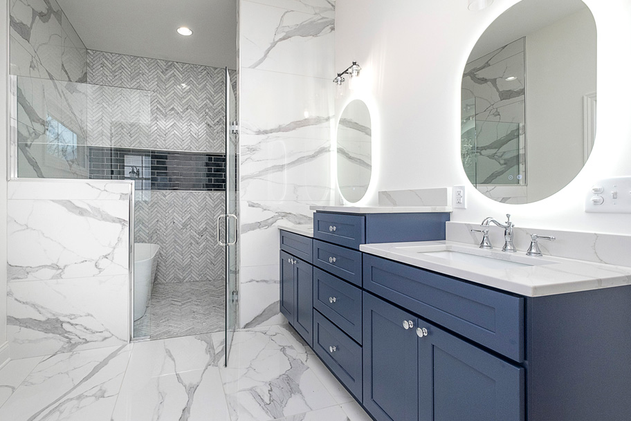 Monthly Home Maintenance Tasks in Modern Custom Bathroom