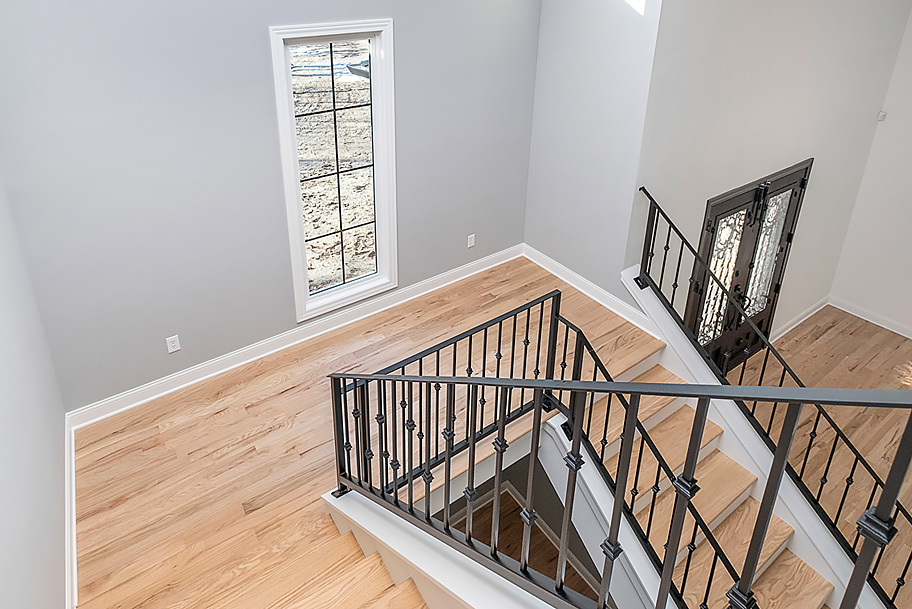 Custom Stair Railing New Construction Home