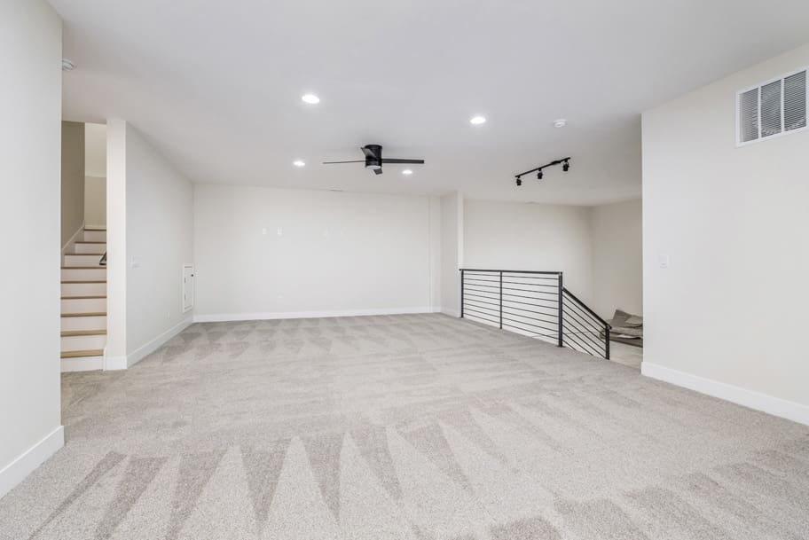 Large Basement with Multiple Levels