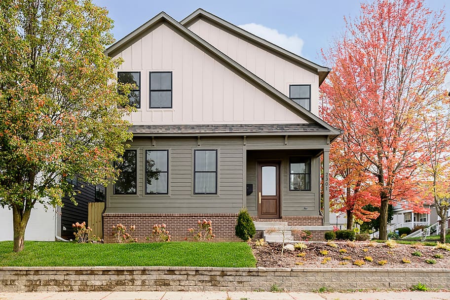 Modern Custom Home by Gem Homes in Indianapolis
