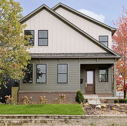 New Custom Home at 2301 Central Avenue by Gem Homes Indianapolis with Modern Features