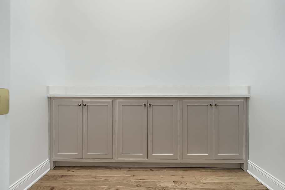 Butler's Pantry with Lower Cabinets in a Custom Home by Gem Homes Indianapolis
